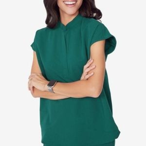 Hunter Green Rafaela Figs Top - Large